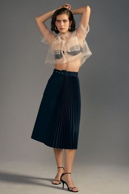Mare Mare Pleated Cargo Skirt