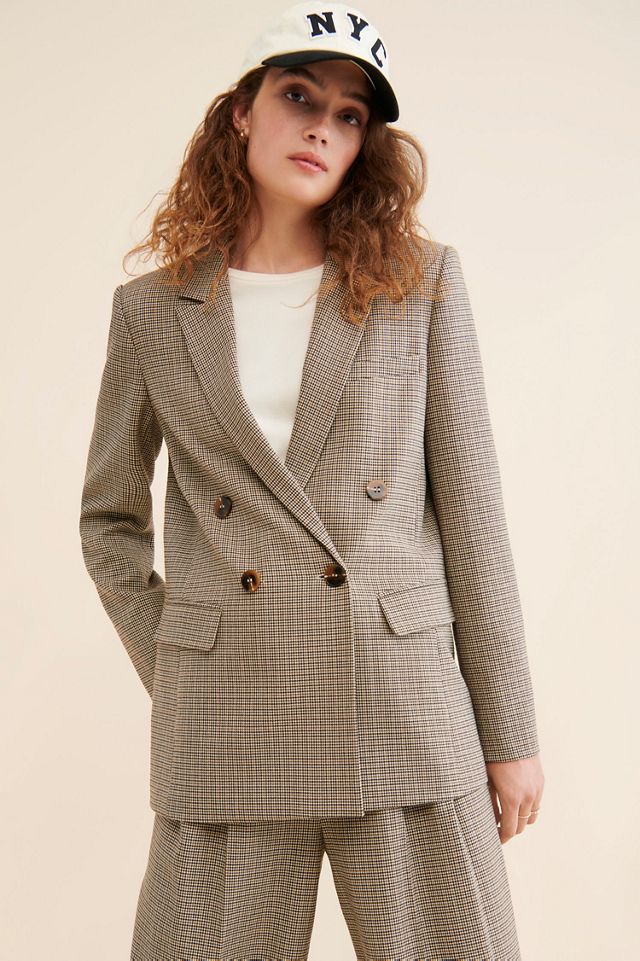 ASTR the Label Milani Houndstooth Blazer #4