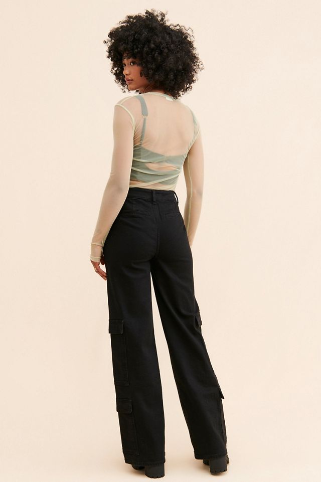 Warp + Weft Nce Cargo Wide Leg Jeans #1