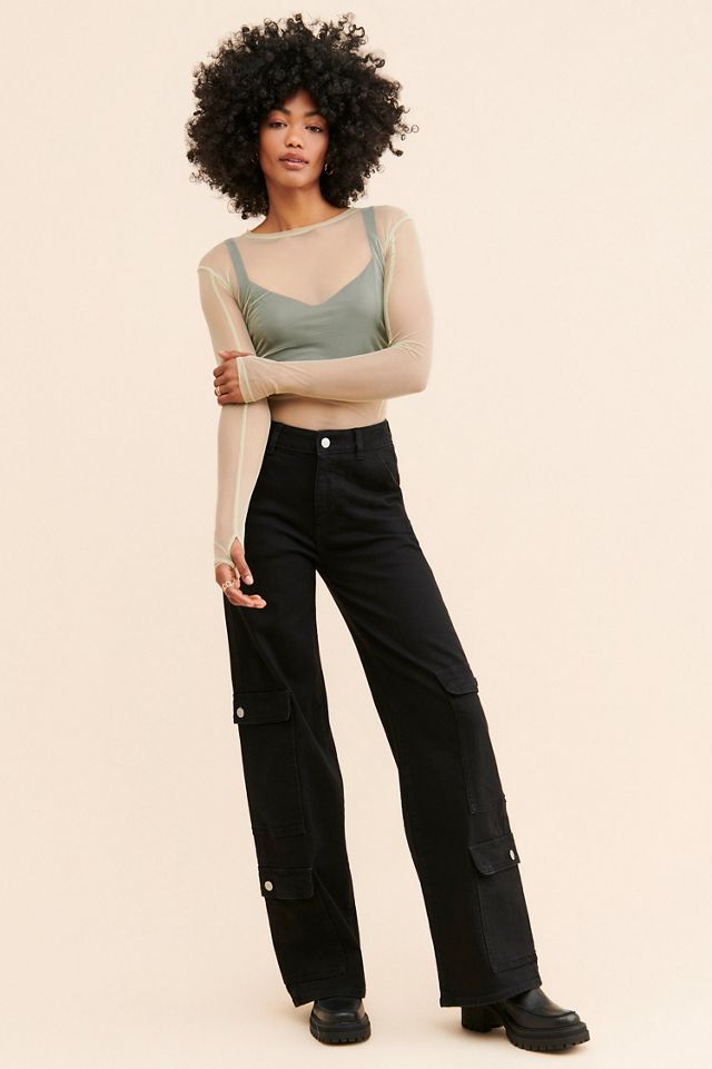Warp + Weft Nce Cargo Wide Leg Jeans #3