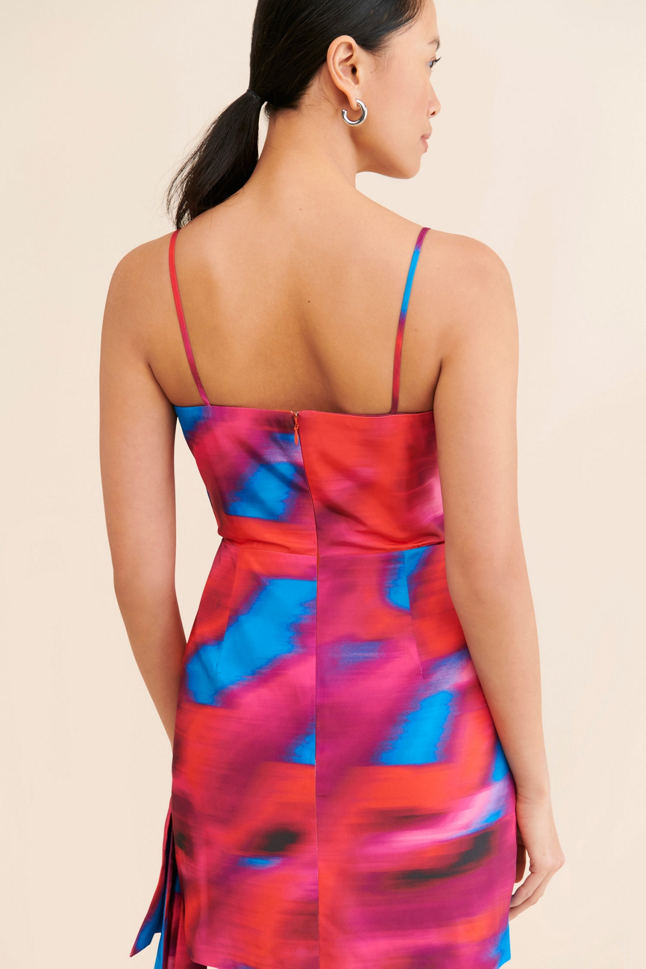 AMUR Finnegan Bow Mini Dress