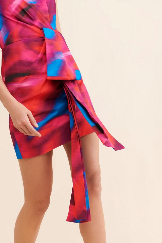 AMUR Finnegan Bow Mini Dress #2