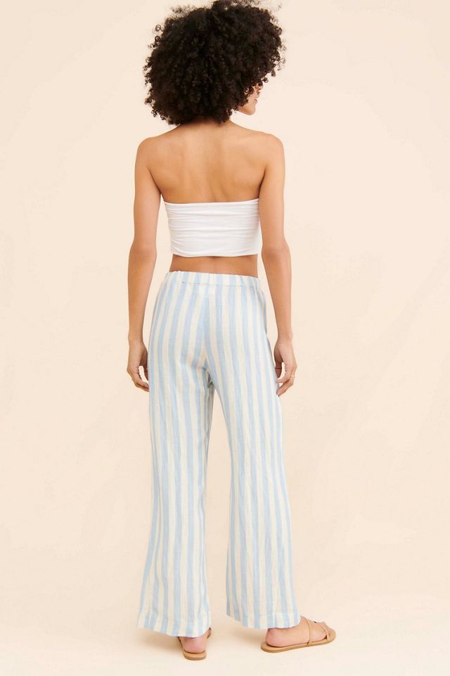 Velvet by Graham & Spencer Stripe Wide Leg Pants #1