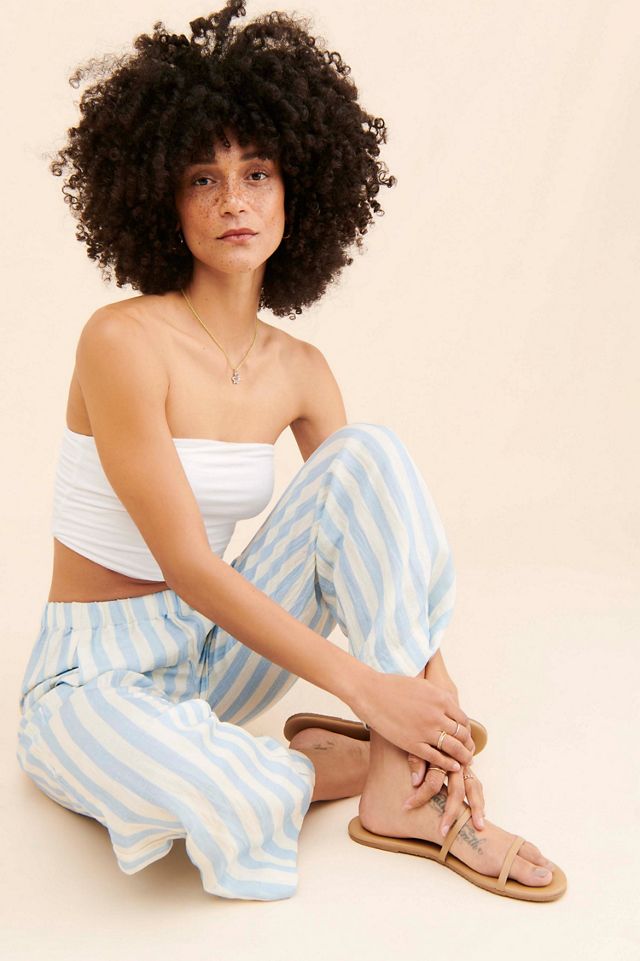 Velvet by Graham & Spencer Stripe Wide Leg Pants #3