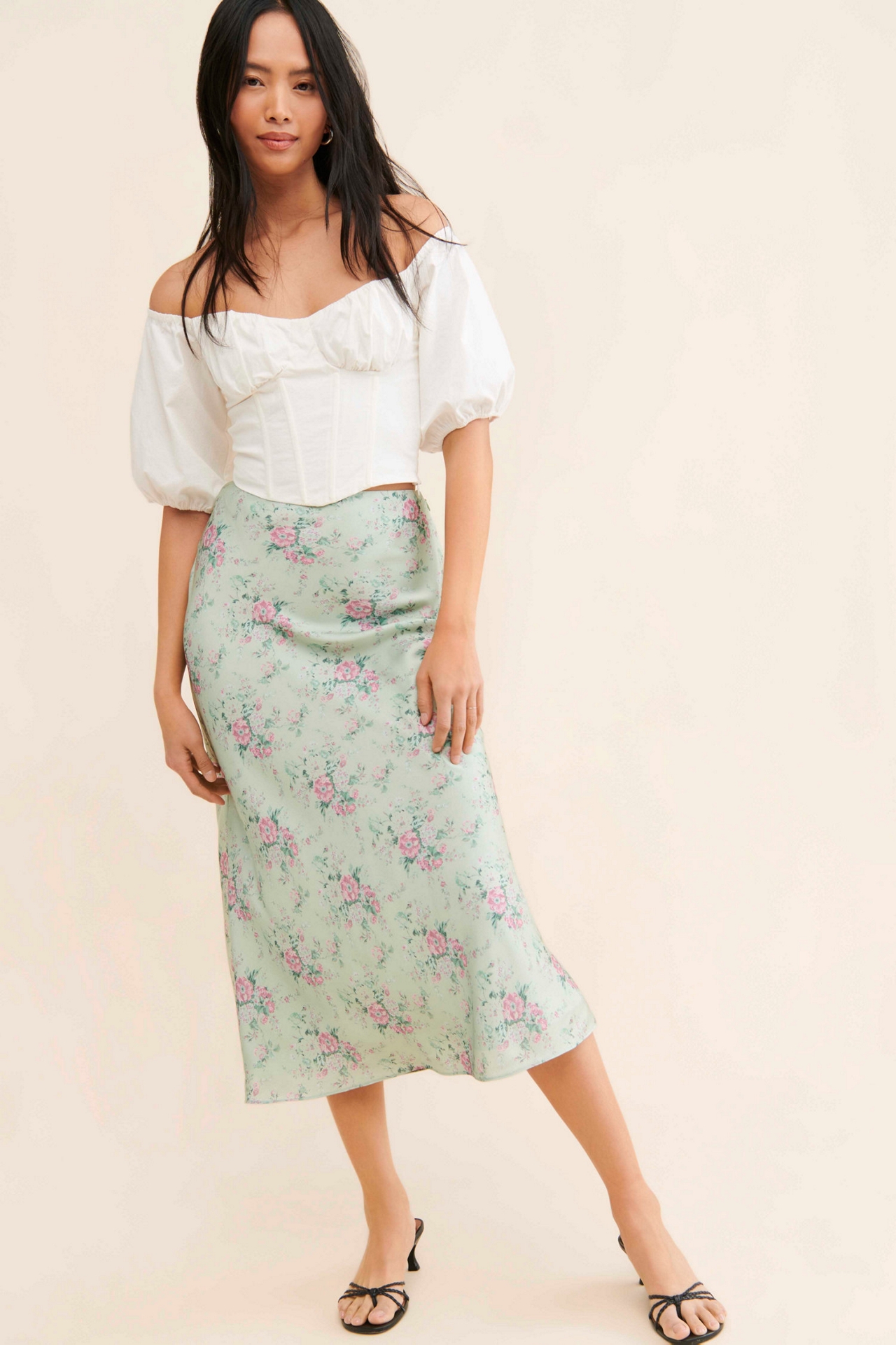 Maison Amory Romance Slip Skirt