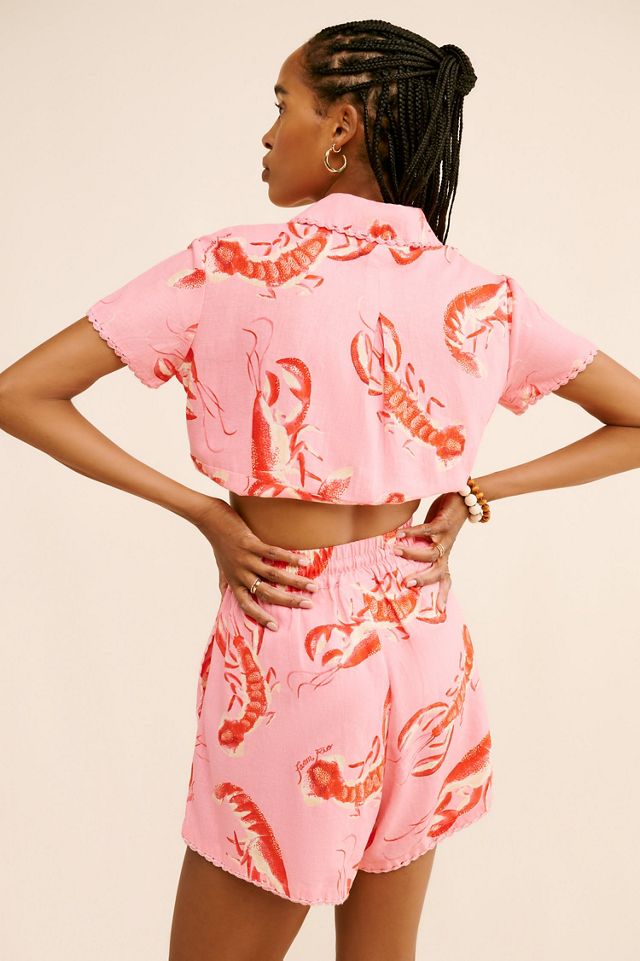 FARM Rio Linen Printed Shorts #4