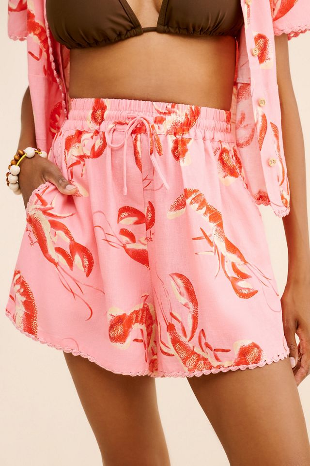 FARM Rio Linen Printed Shorts #2