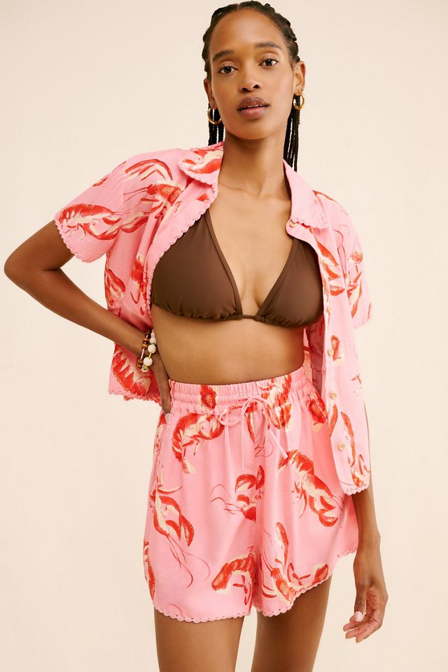 FARM Rio Linen Printed Shorts #3