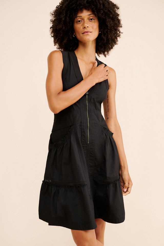 Sleeveless Utility At The Knee Dress #3