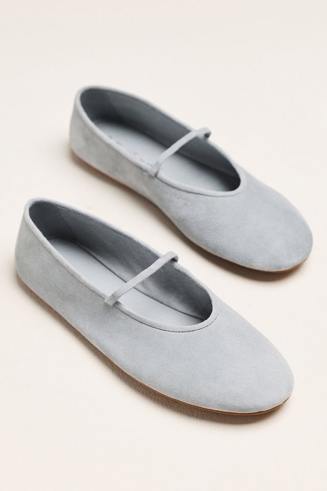 Jeffrey Campbell Dancerina Suede Ballet Flats | Anthropologie