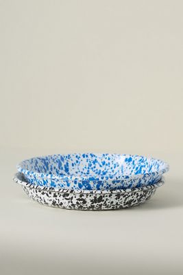 Crow Canyon Home Splatter Enamelware Pasta Bowl