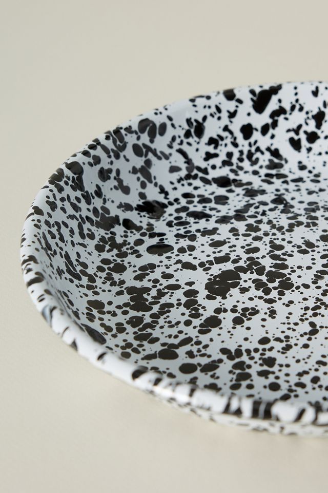Crow Canyon Home Splatter Enamelware Pasta Bowl #3