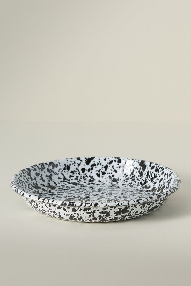 Crow Canyon Home Splatter Enamelware Pasta Bowl #1