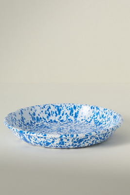 Crow Canyon Home Splatter Enamelware Pasta Bowl