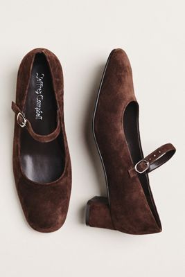Jeffrey Campbell Top-Class Suede Mary Jane Heels