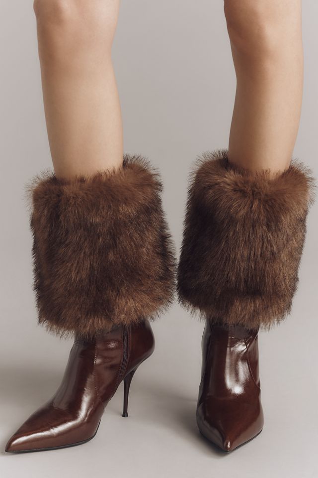 Jeffrey Campbell Thermal Faux-Fur Foldover Riding Boots #1