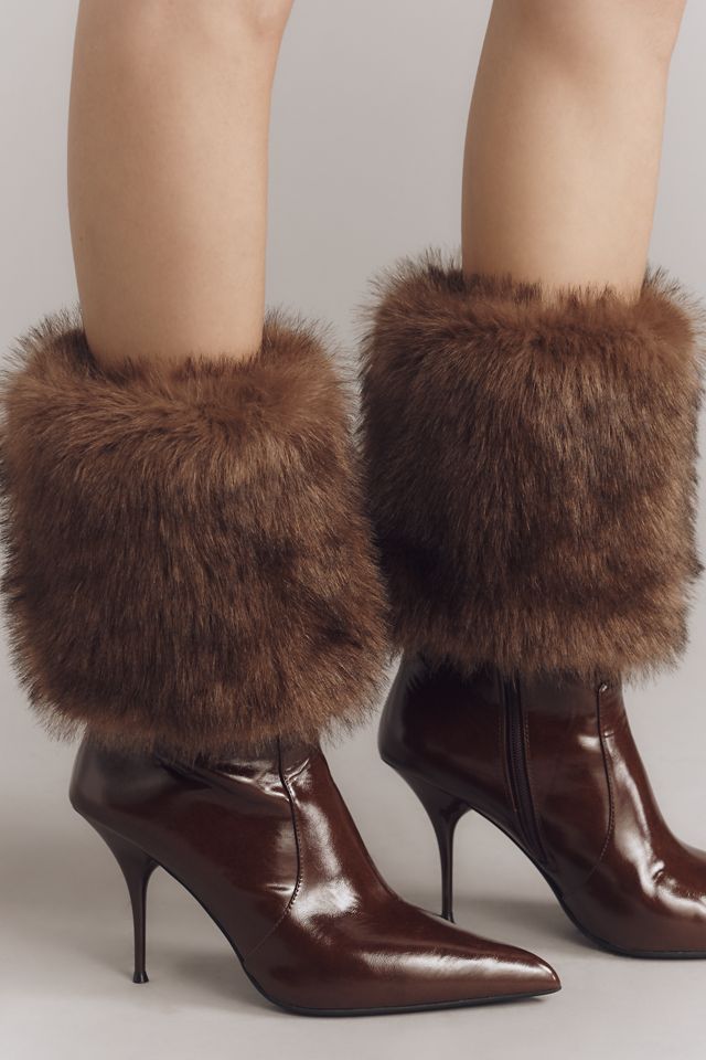 Jeffrey Campbell Thermal Faux-Fur Foldover Riding Boots #2