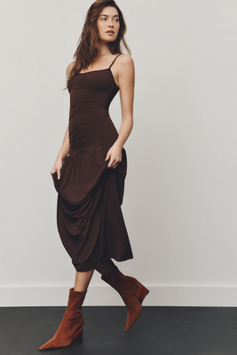 Jeffrey Campbell Beth-ann Wedge Boots In Brown