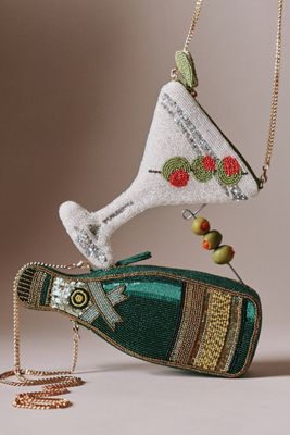 Beaded Icon Crossbody Bag