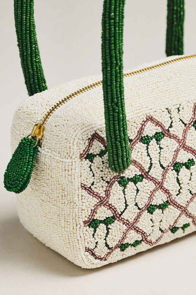 Beaded Box-Shaped Bag #2