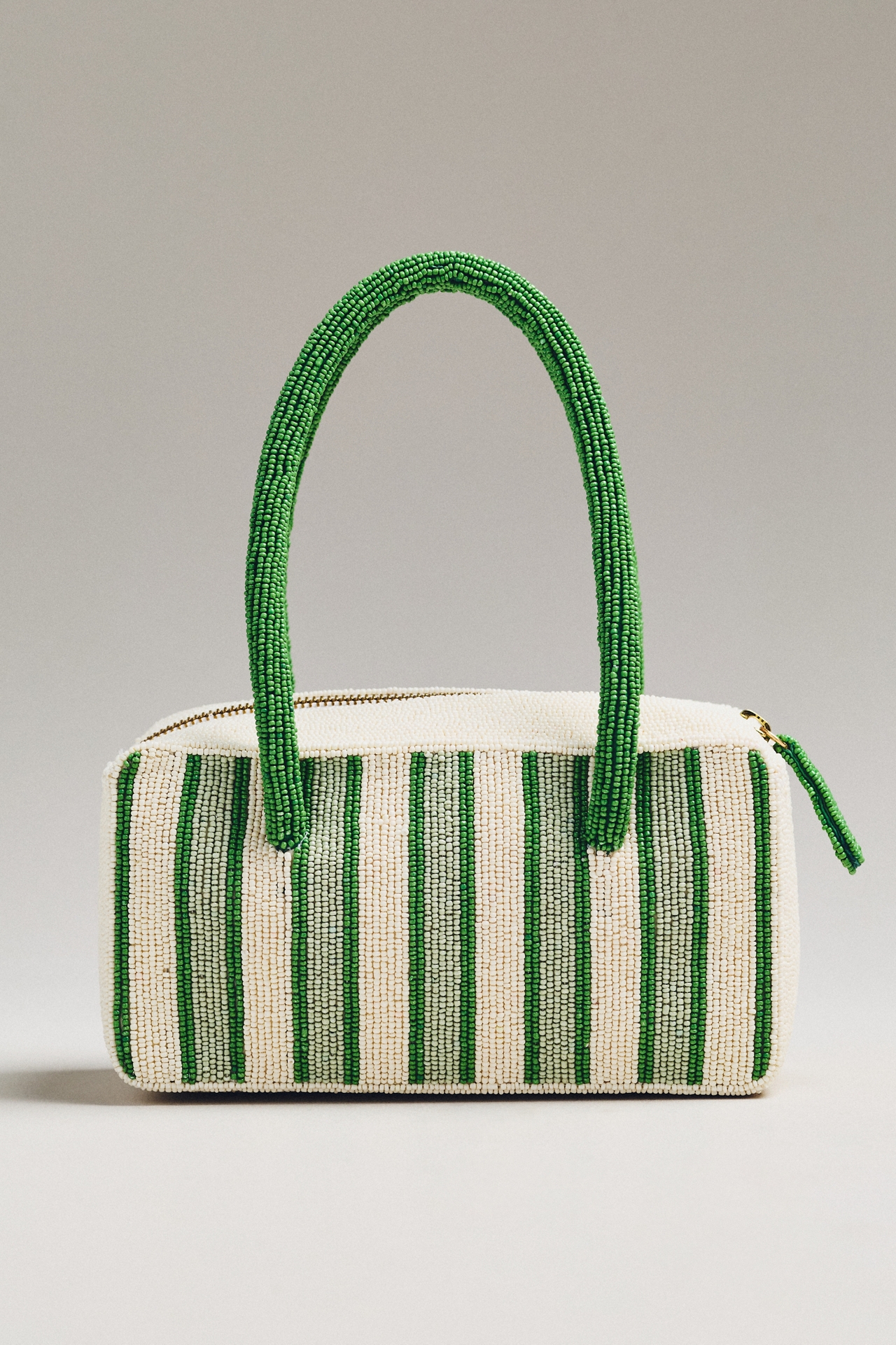 Beaded Box-Shaped Bag