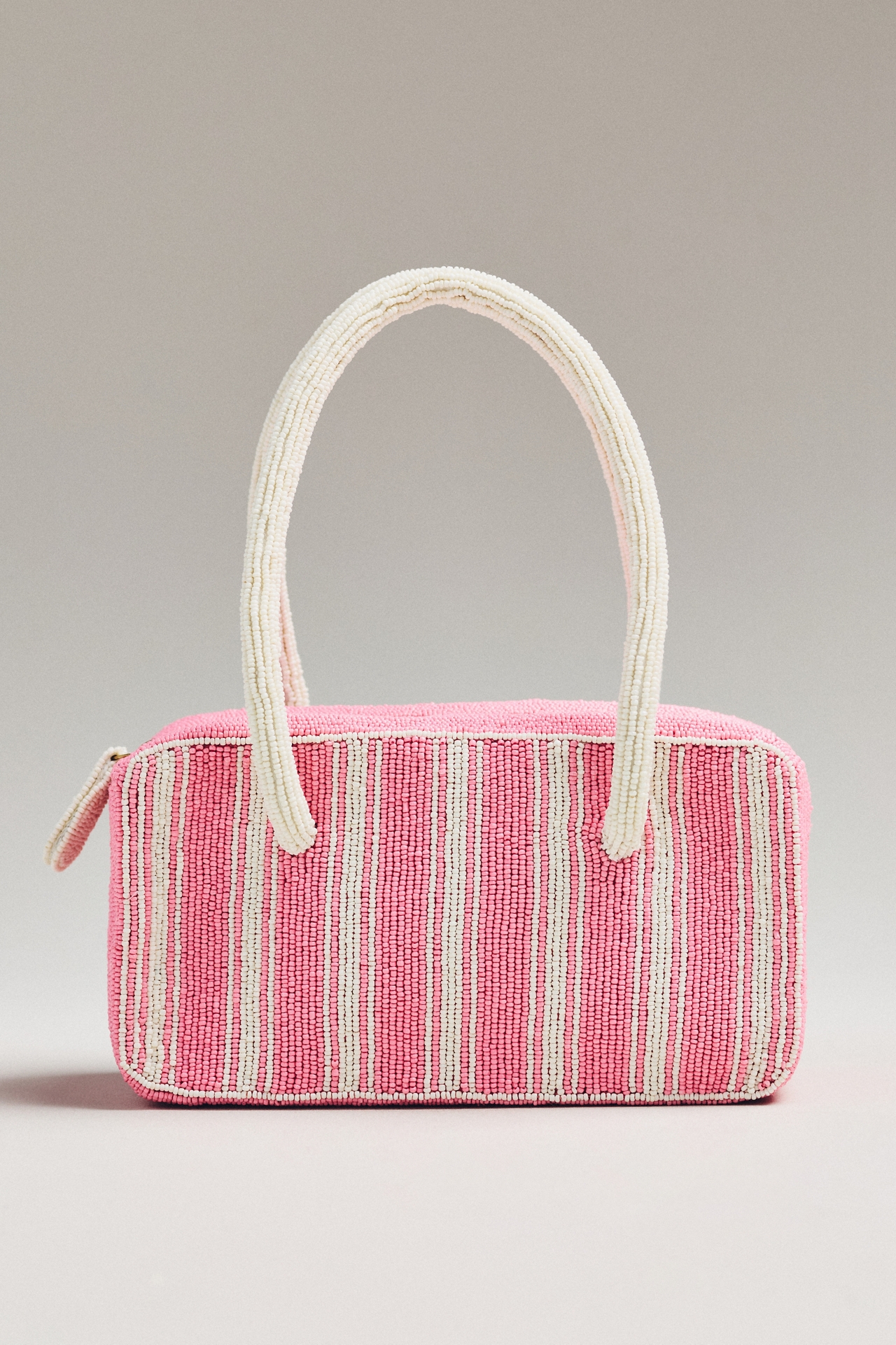 Beaded Box-Shaped Bag