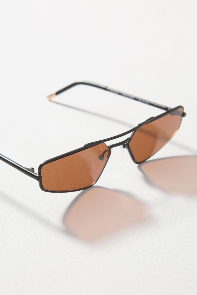 Jenny Bird Slim Rectangle Sunglasses #2