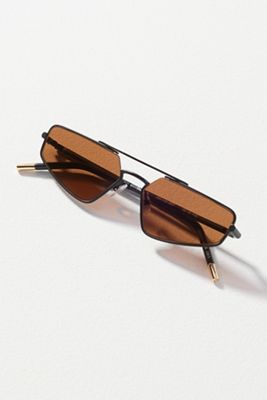 Jenny Bird Slim Rectangle Sunglasses