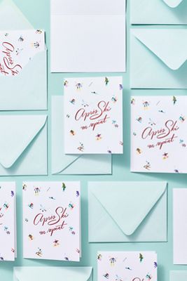 Après Ski Holiday Boxed Card Set