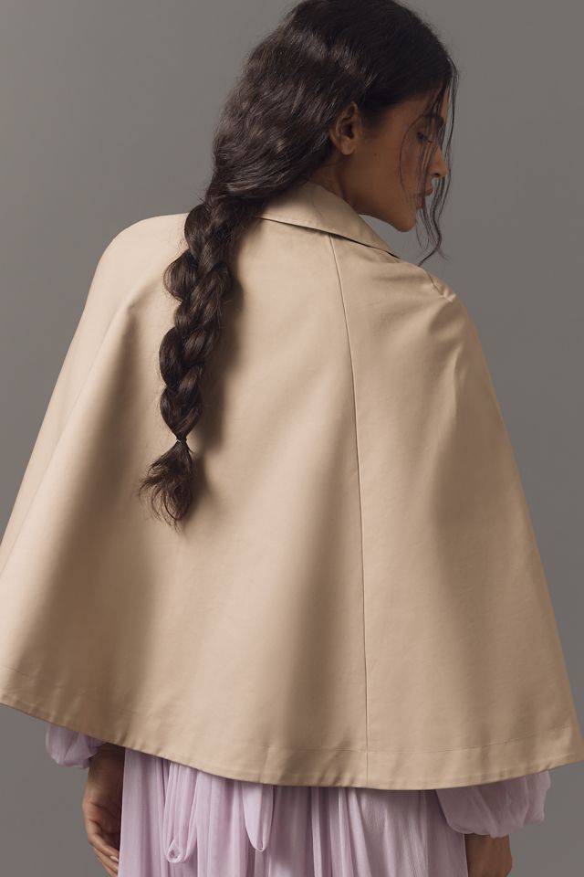 Lalavon Poncho Trench Coat #1