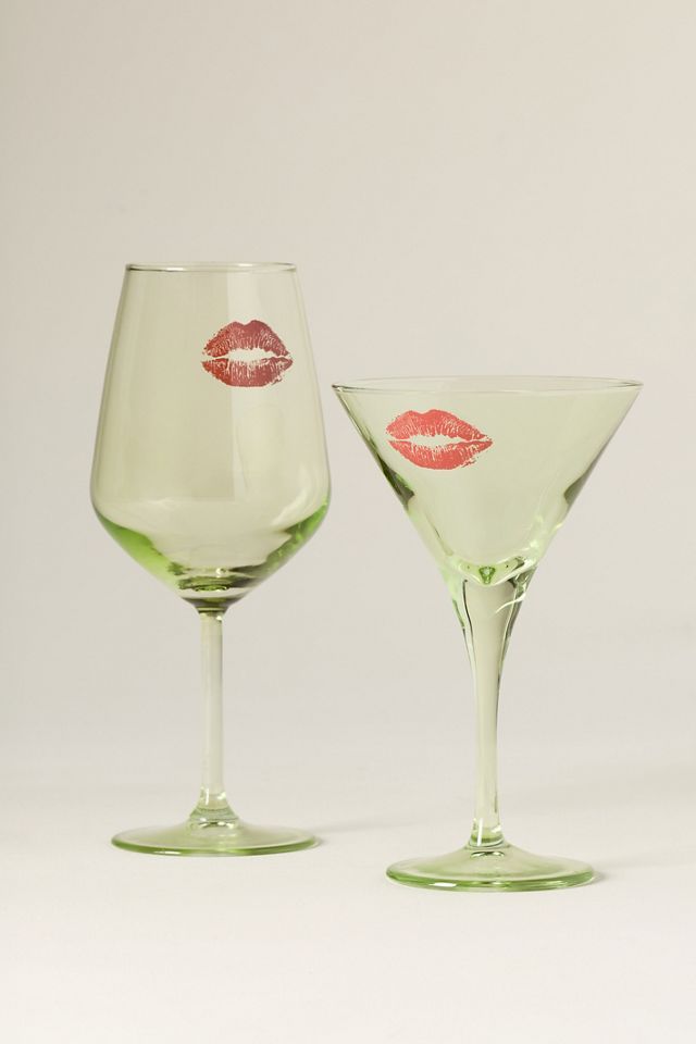 Bisous Martini Glass #4