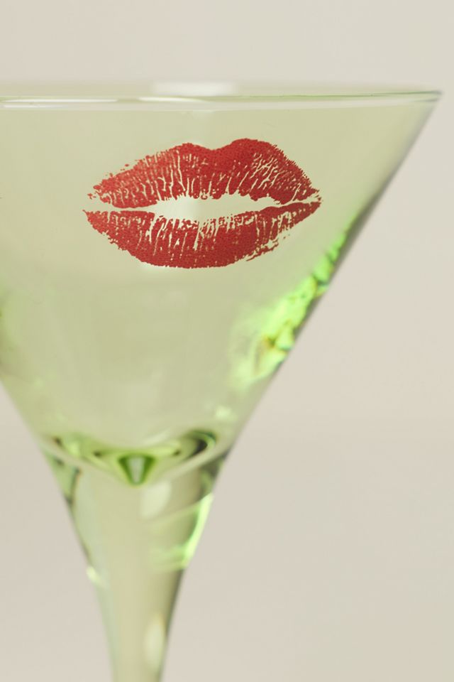 Bisous Martini Glass #2