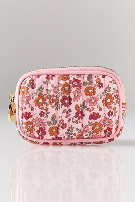 Stoney Clover Lane Quilted Liberty Micro Pouch In Pink