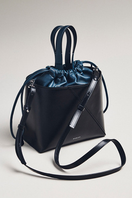 Radley London Leather Drawstring Bag In Black