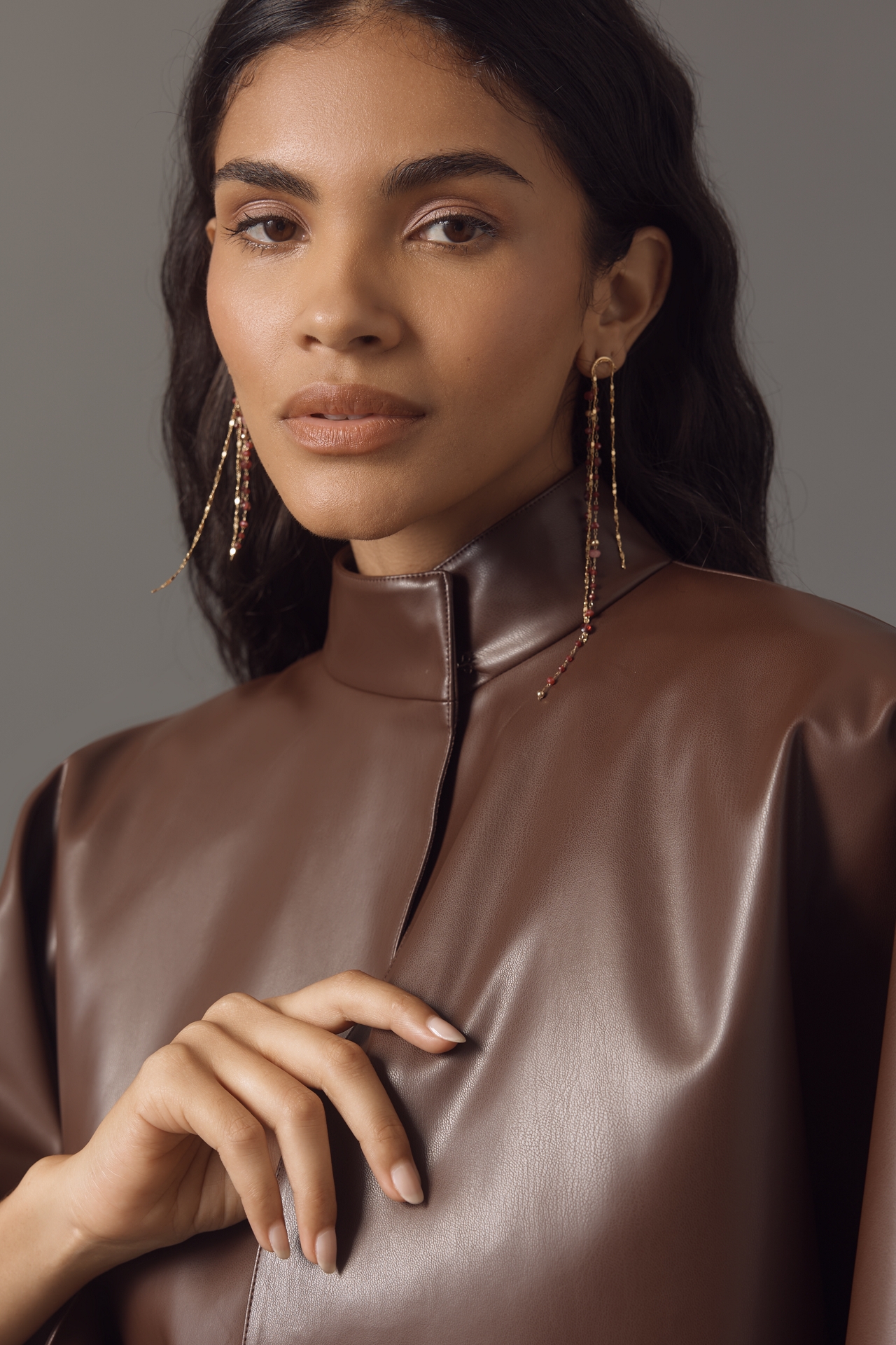 Mare Mare Vegan Leather Cape