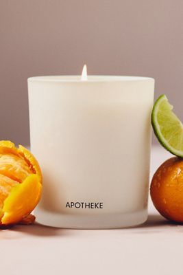 Apotheke Bergamot Tangerine Boxed Glass Candle