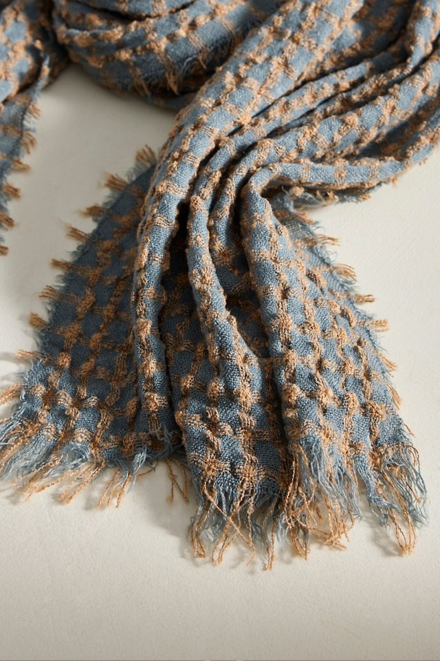 Plaid Crinkle Scarf #1