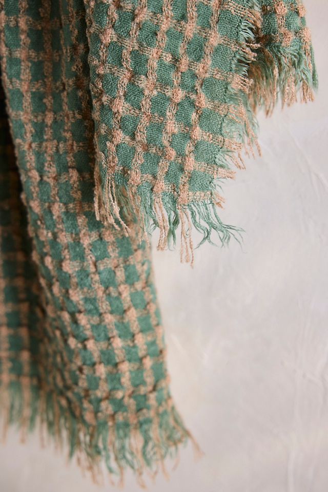 Plaid Crinkle Scarf #1