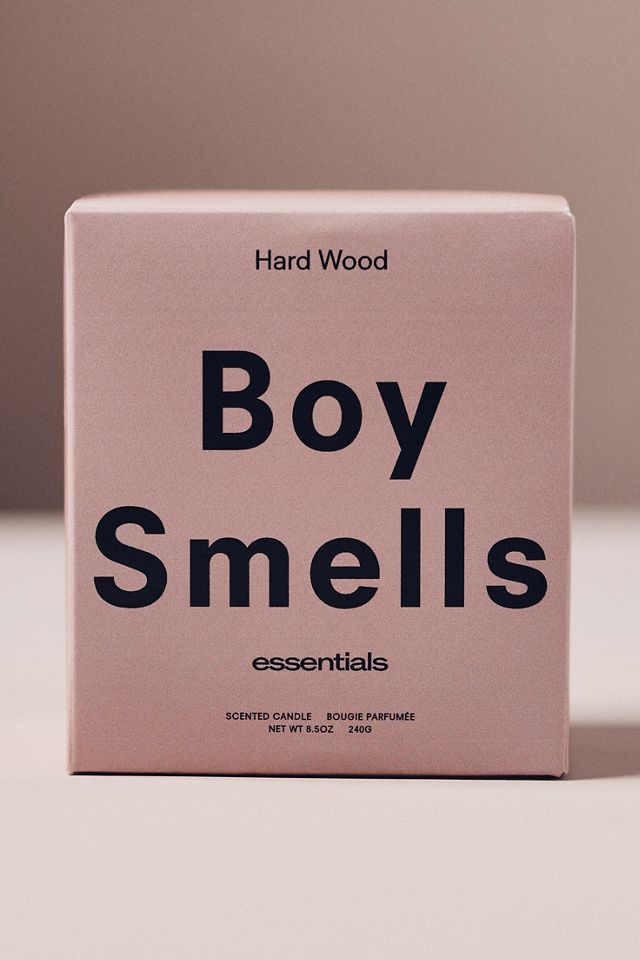 Boy Smells Hard Wood Boxed Glass Candle #1