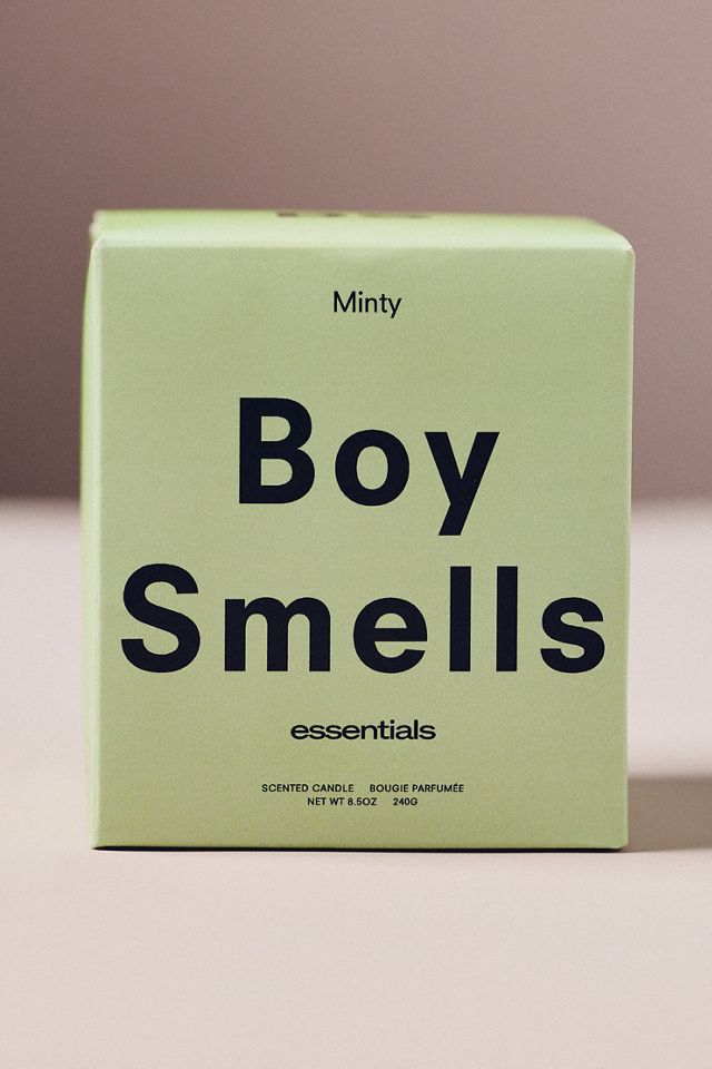 Boy Smells Minty Boxed Glass Candle #1