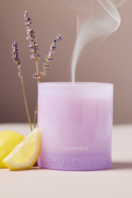 Boy Smells Lavendare Boxed Glass Candle In Purple