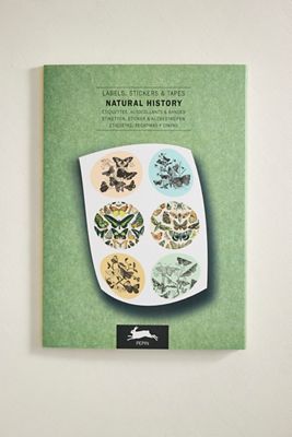 Natural History Label + Sticker Book
