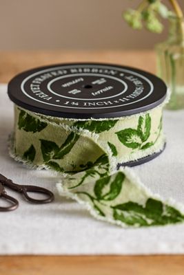 Tonal Floral Velvet Ribbon