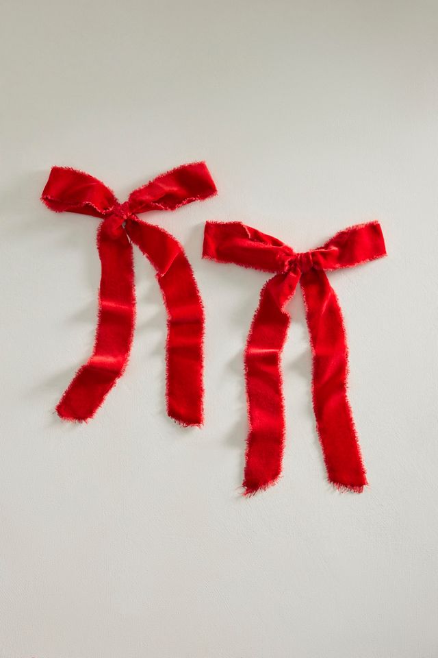 Velvet Ribbon Bow #4