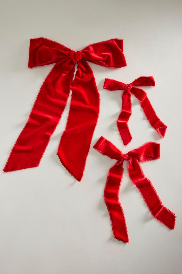Velvet Ribbon Bow #1