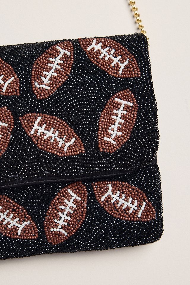 Lisi Lerch Beaded Football Clutch #2