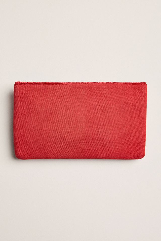 Lisi Lerch Beaded Football Clutch #1