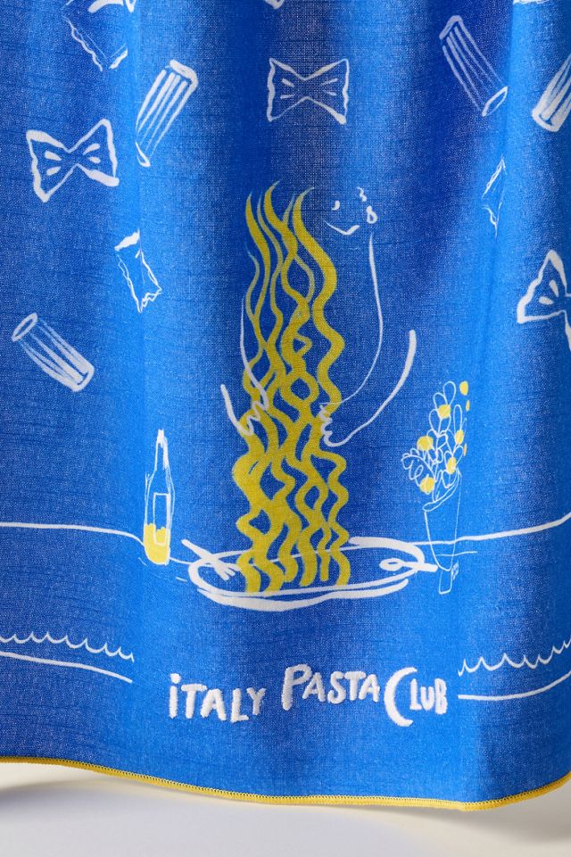 Das Rotes Rabbit Pasta Club Tea Towel #1