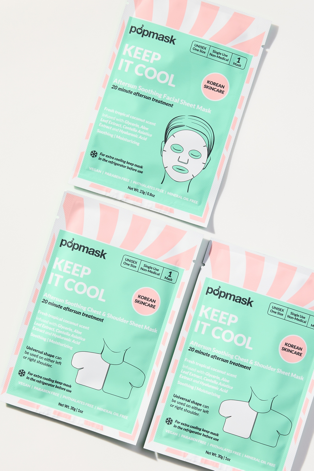 Popmask Keep It Cool After Sun Mask Set