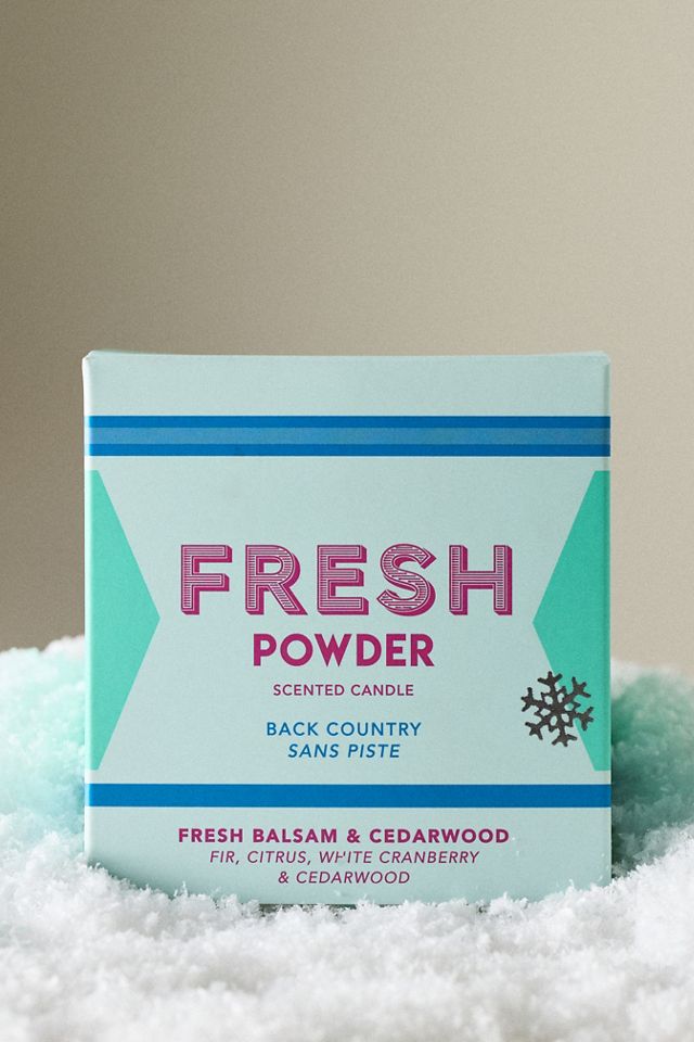 Fresh Powder Woody Fresh Balsam & Cedarwood Boxed Glass Candle #2